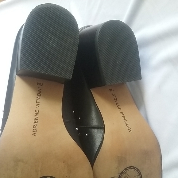 Adrienne Vittadini  Ranno Leather Almond Toe Ankle Fashion Boots Size 7.0 - Picture 7 of 8